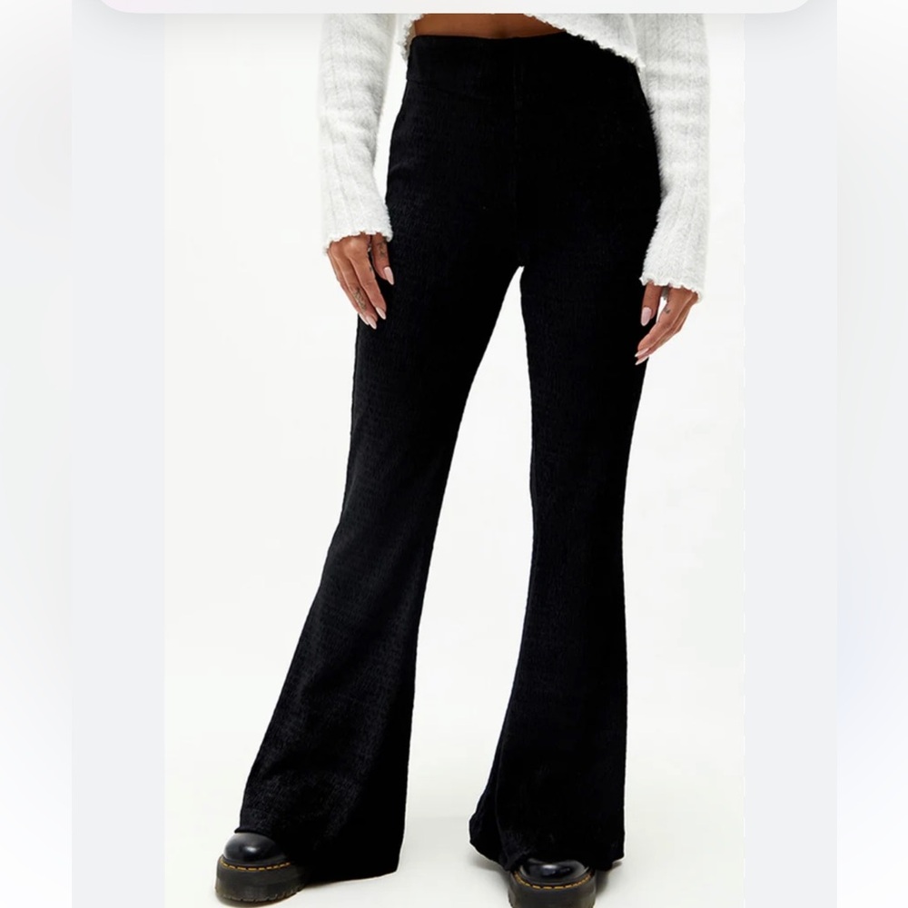 Free People Black Flare Pants